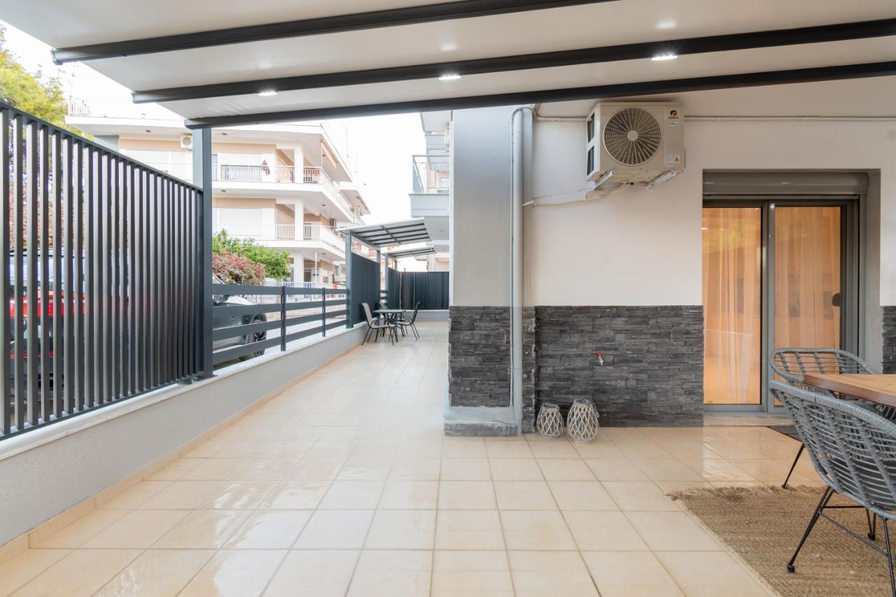 Sithoniars Luxury Ground Floor Apartment With Private Garden Neos Marmaras Eksteriør bilde