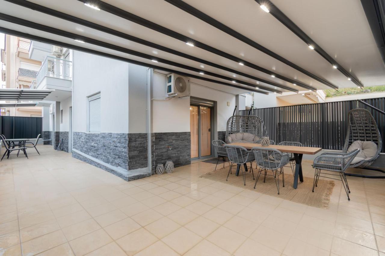 Sithoniars Luxury Ground Floor Apartment With Private Garden Neos Marmaras Eksteriør bilde